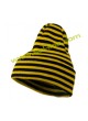 Single Knitt Long Trendy Striped Beanie with Cuff